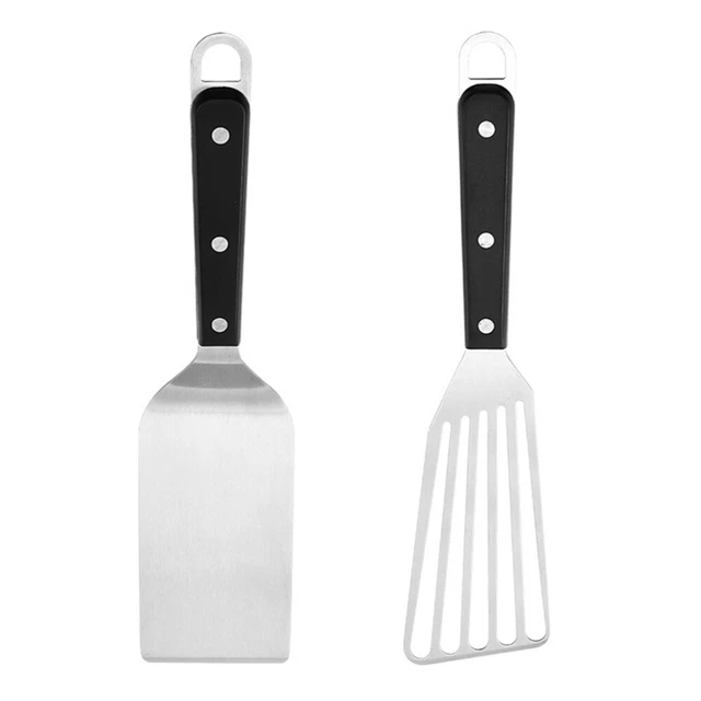 Espátula De Freír De Acero Inoxidable Pala Con Fugas Filete Espátula Pescado Para Pala Turner