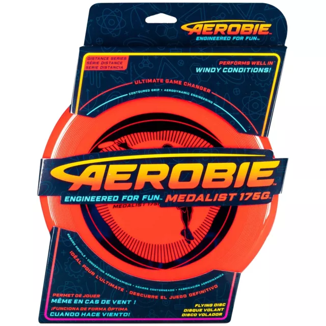 Aerobie Medalist 175G Red Frisbee Disc - 6046419