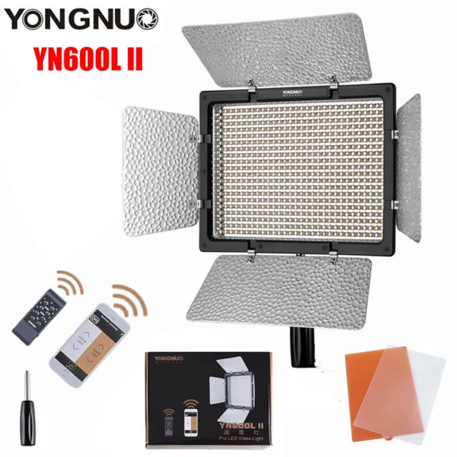 YONGNUO YN600L II Photography LED Video Light Panel Studio Light 3200K-5500K