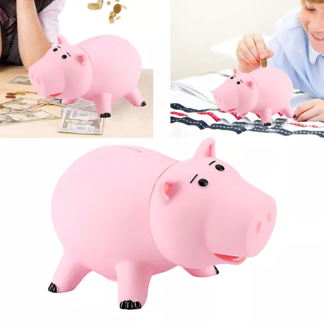 Toy Story Hamm Figures Coin Save Money Box Piggy Bank Pink Ham Pig Kids Gift