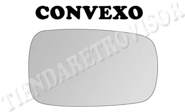 CRISTAL RETROVISOR PARA RENAULT CLIO 2005-2008 CONVEXO Derecho(Copiloto)