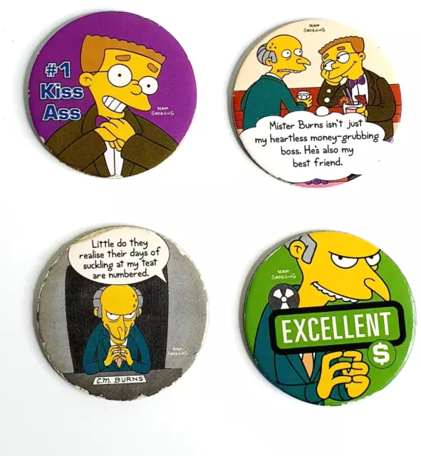 Tazo Pickers The Simpsons **RARE Collectables Collection 4x