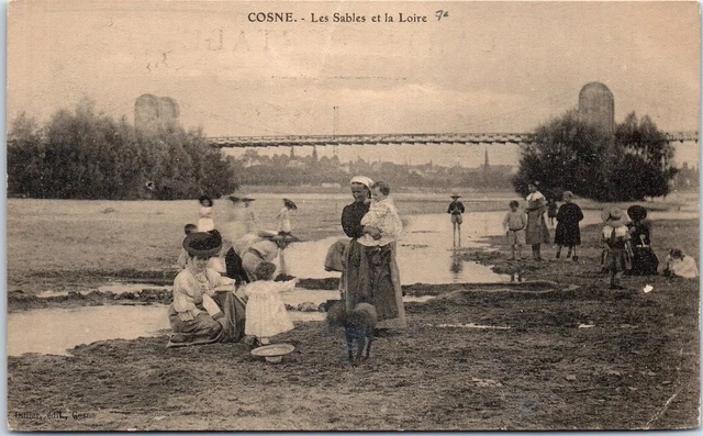 58 COSNE SUR LOIRE - les sables de la loire