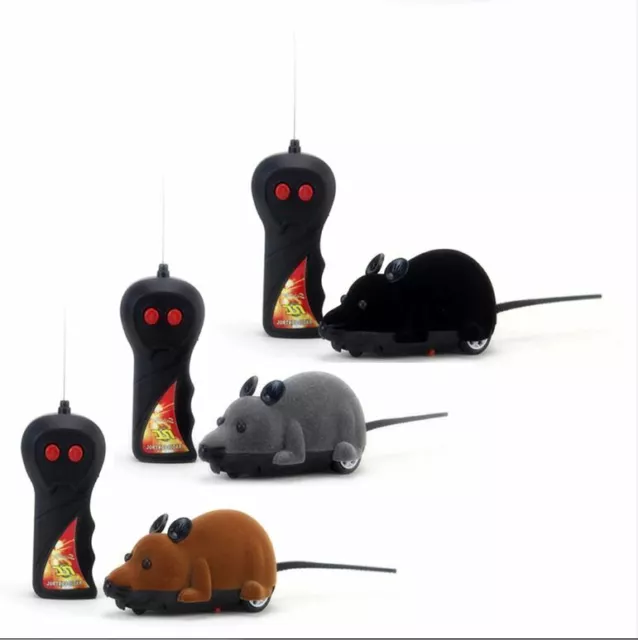 Souris / Rat téléguidé jouet pour Chat Chien enfant télécommande RC Sans Fil 3