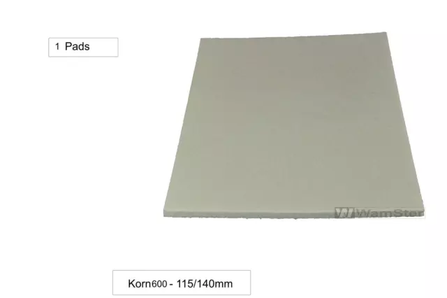 1 X KA.EF. 115/140 - Softpad Grain 600 P4000 Handpad Blocs de Ponçage Toison