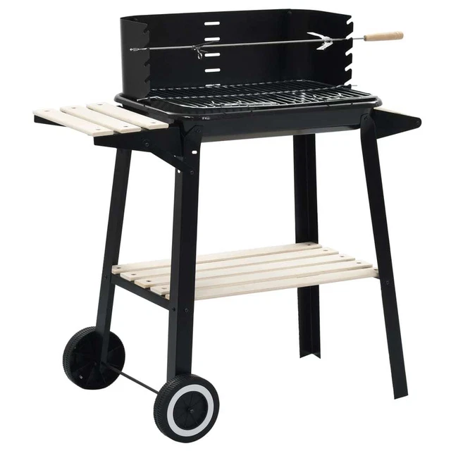 Holzkohlegrill Standgrill Mit Rädern
