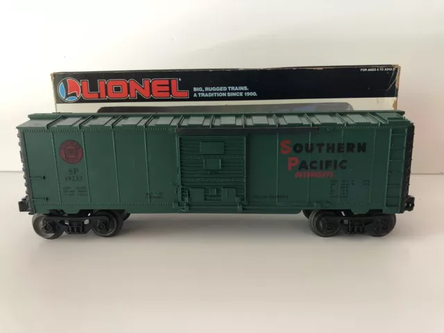 Lionel O Scale Model Train Boxcar Box Car Southern Pacific Rolling Stock 6-19233