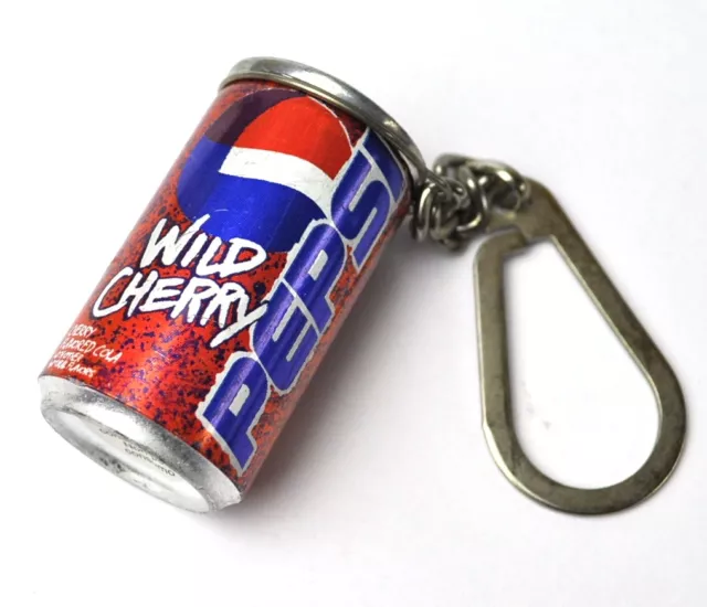 Pepsi Cola Wild Cherry mini Dose Schlüsselanhänger Can Key Chain USA 1998