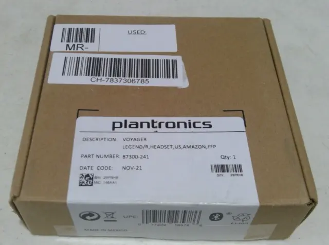 Plantronics Voyager Legend Universal Bluetooth Wireless Headset Black