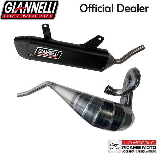 Giannelli Corpo Scarico Per Beta 50 RR Enduro 2003-2004: Marmitta Omologata 2 Tempi, 34616HF