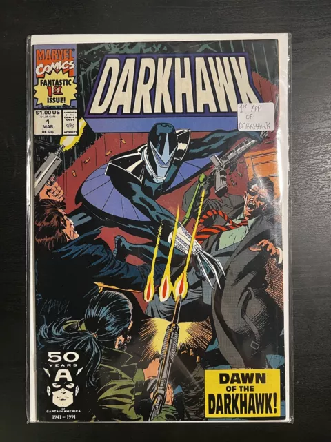 Darkhawk #1 First Appearance Vol. 1 Marvel Comic Book March 1991
