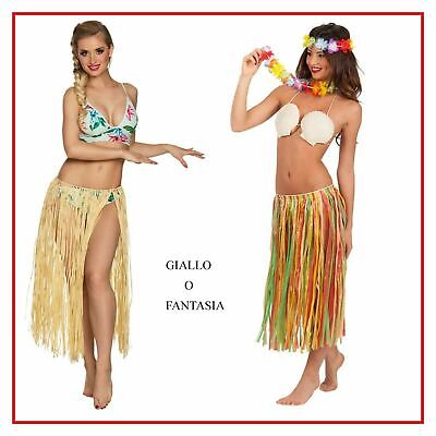 gonna lunga hawaiana per donna hawaii hawai da festa spiaggia party hawaiano