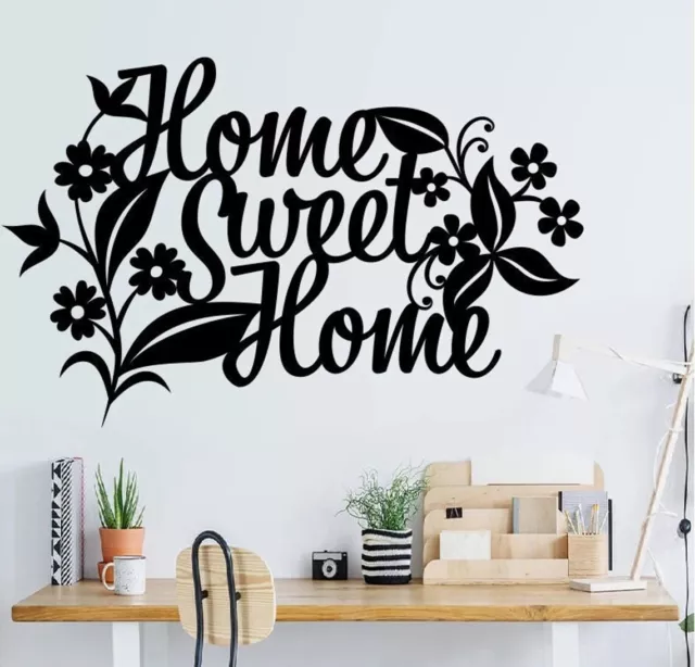 Wall Art Home Decor Metal Acrylic 3D Silhouette Poster USA Home Sweet Home