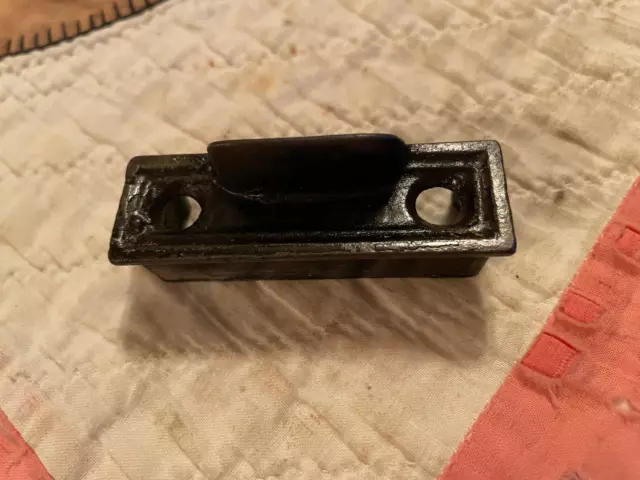 Small 1900's Era Cast Iron Rim Lock Striker / Catch Part, Free S/H