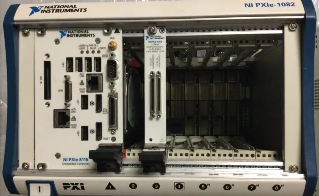 National Instruments NI PXIe-1082 Express Chassis PXIe-8115 Controller PXIe-6363