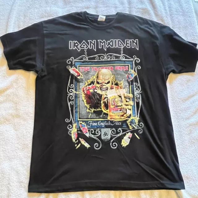 IRON MAIDEN SHIRT The Trooper Arms - feines englisches Ales Trooper on ...