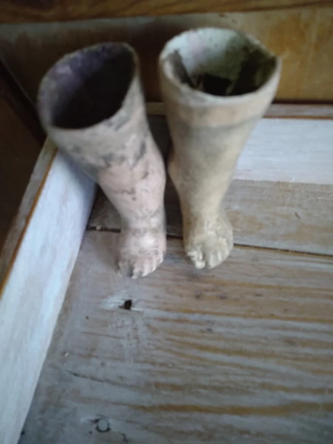Poupée ancienne paire de jambes