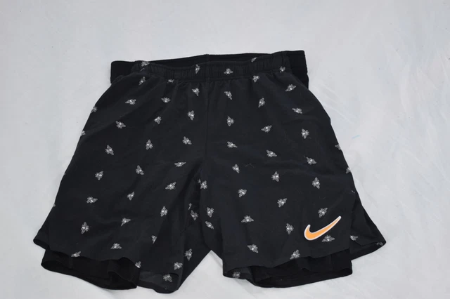 Nike Court Flex Ace Bee Black Tennis Running Shorts Dri Fit Mens Size Small S