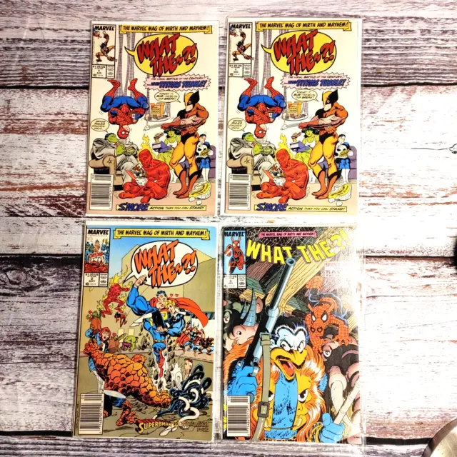 What The ? Lot of 4 Comics Books, Two #1's, 2 and 3. 1988. All Newsstands.