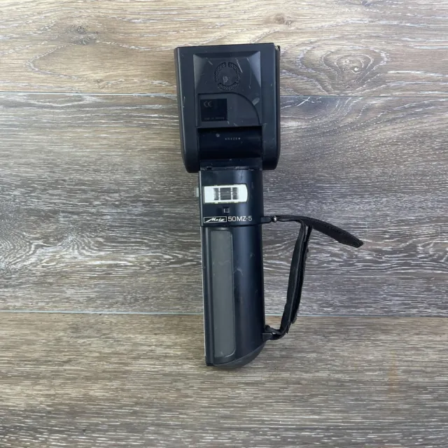 Metz Mecablitz 50MZ-5 Black Portable Handle-Mount Flash Light For Film Camera 3