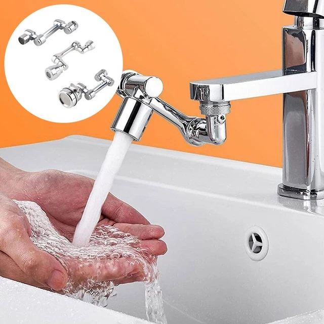 Tout Neuf 1080° Rotatif Robinet Multifonction 0.95inch ABS Eau Embout