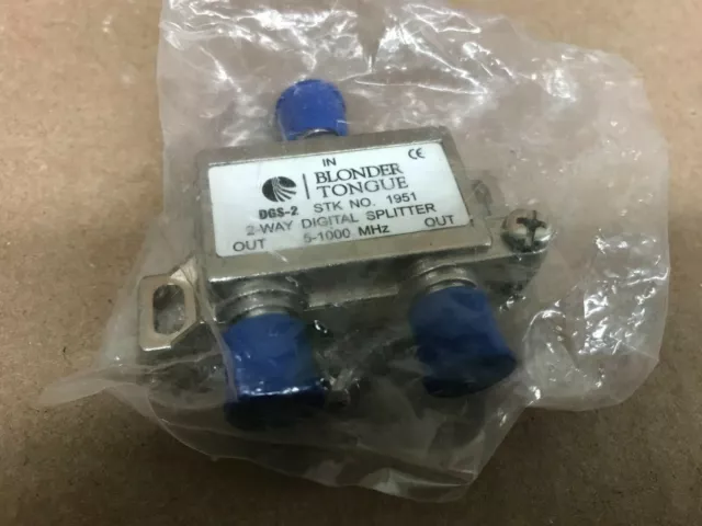 Blonder Tongue 2 Way / Port Splitter Dgs-2  New