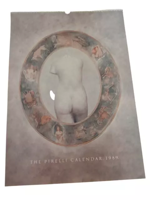 1989 The Pirelli Calendar - 60 x40 cm Collectable Vintage Annual Home Decor