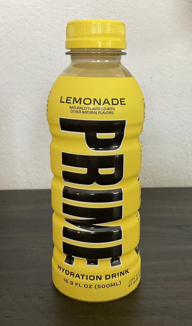 Prime Hydration Drink Lemonade 16.9 FL OZ (Limited) NEW FLAVOR