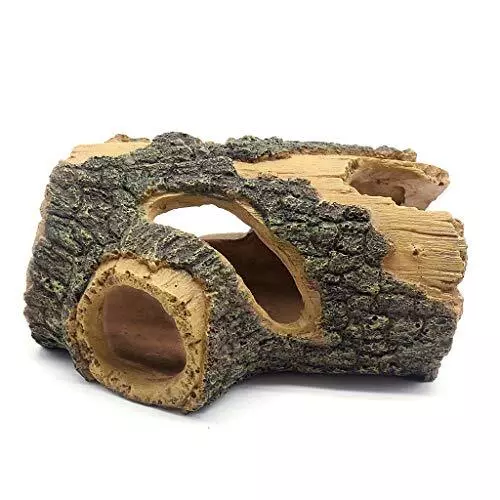 Tronco de árbol hueco de resina, decoración de acuario, adorno para pecera