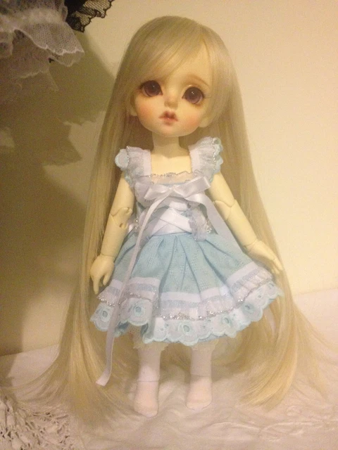 BJD MSD YOSD 7.5 - 8inch Long Blonde Wig BJD MSD YOSD 7.5 - 8inch Long Blonde Wig