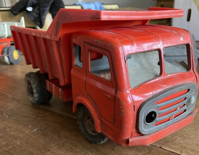 Troc Echange Jouet Ancien Camion Poubelle En Tole Tonka 25cm De Long Vintage Annonce 907120