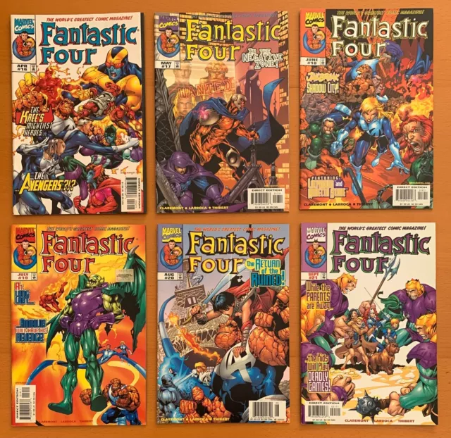 Fantastic Four 103 x comics between #16 & 583 (Marvel 1998 3rd series) Job lot