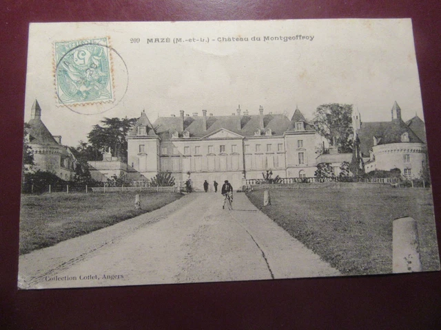Carte Postale Ancienne 49 – Château De Pont Boursault – Début 1900 – Noir Et Blanc