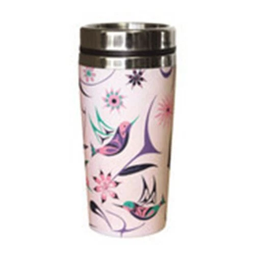 Bamboo Fibre Travel Mug "Hummingbird"