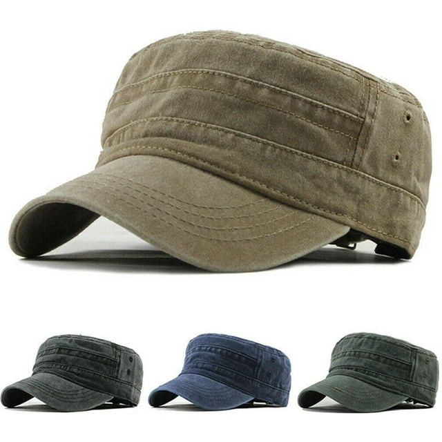 Army Cap Cadet Hommes Femmes Casual Casquette De Baseball Taille Réglable