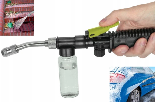 Hochdruck  Gartenspritzpistole Reinigungs Sprühlanze Wasserpistole Metalldüse