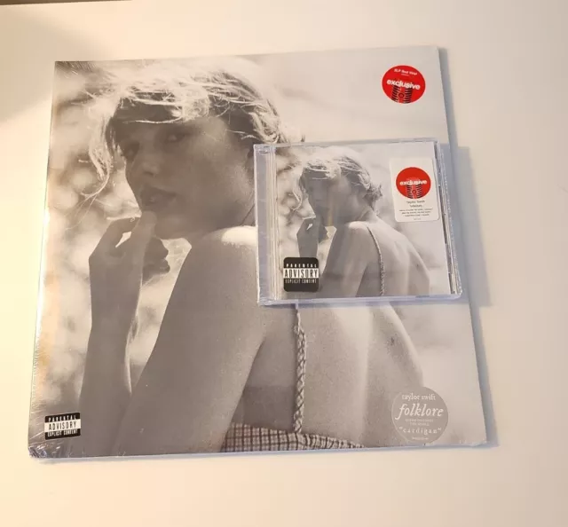 USA 2LP + CD Bundle TAYLOR SWIFT ‎FOLKLORE RED VINYL TARGET EXCLUSIVE LIMITED