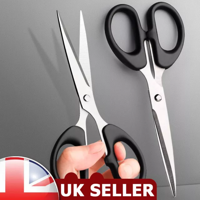 Westcott 6 Inch Buero Scissors - Stainless Steel - Black Handle - Single