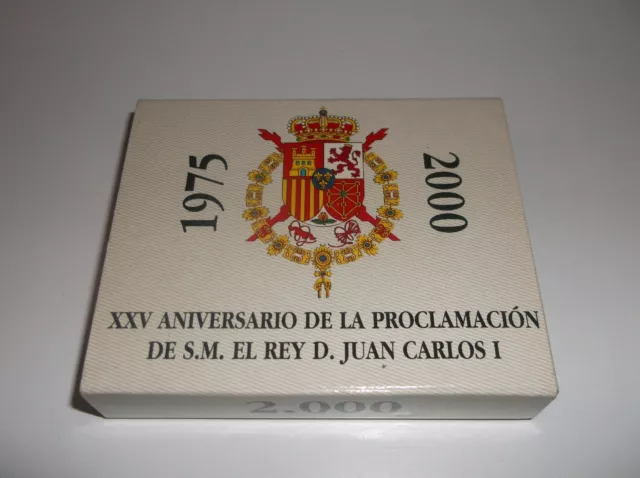 1975-2000 SPAIN 2000 Pesetas King Juan Carlos I commemorative coin