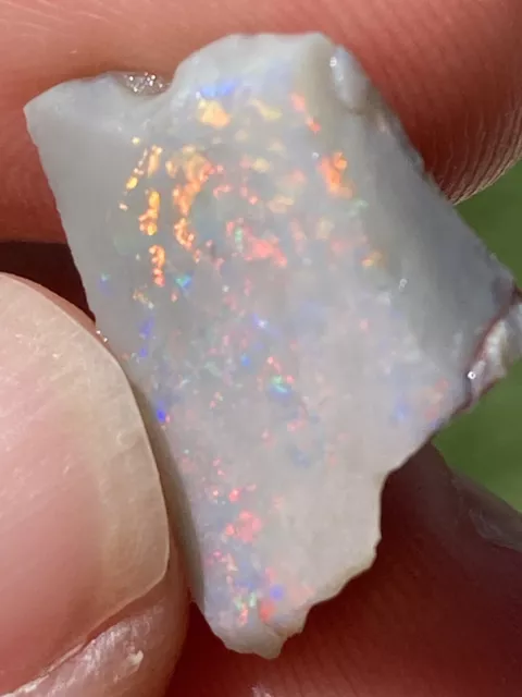 Semi Black Crystal Opal 4.4ct Lightning Ridge Natural Rough Rub Stone Australian