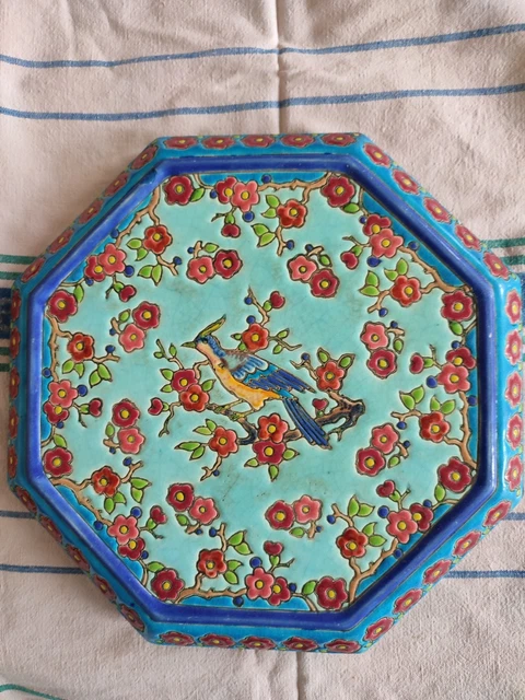 36 " Marbre Nappe Floral Lapis Lazuli Demi-Précieuses Pierres Art