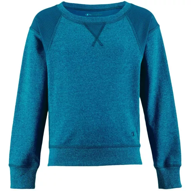 Champion Gear Fille Marilyn Molleton Pull L / Sweat Manche, Bleu, Petit