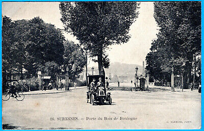 Cpa 92 Suresnes - Porte Du Bois De Boulogne