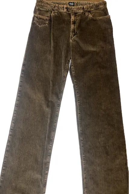 dolce gabbana brown corduroy Pants mens 34-48