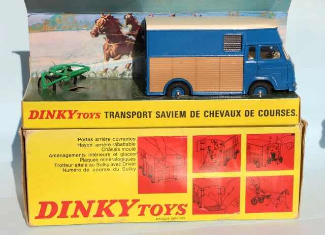 Dinky Toys 571 Transport Saviem De Chevaux De Course - 1/43, France, Zamak