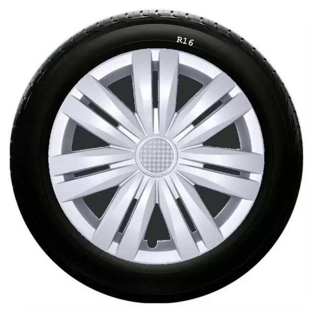 4 x WHEEL TRIMS HUB CAPS WHEEL COVERS FITS CITROEN DISPATCH BERLINGO 16" R16