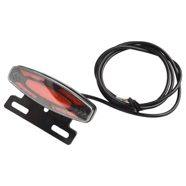Feu Arrière LED Pour Vélo électrique - 24V, 36V, 48V Compatible, Freinage Et éclairage