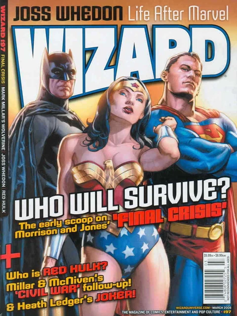 Wizard: The Comics Magazine #197C FN; Wizard | Final Crisis - we combine shippin