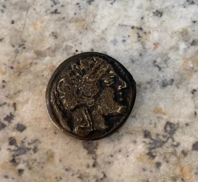 Unresearched Ancient Greek Aoe Owl Ancient Rare Silver Coin