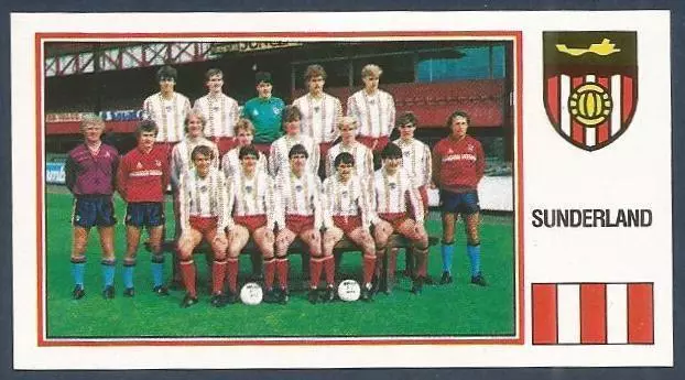 Panini Football 83-#261-Sunderland Team Photo